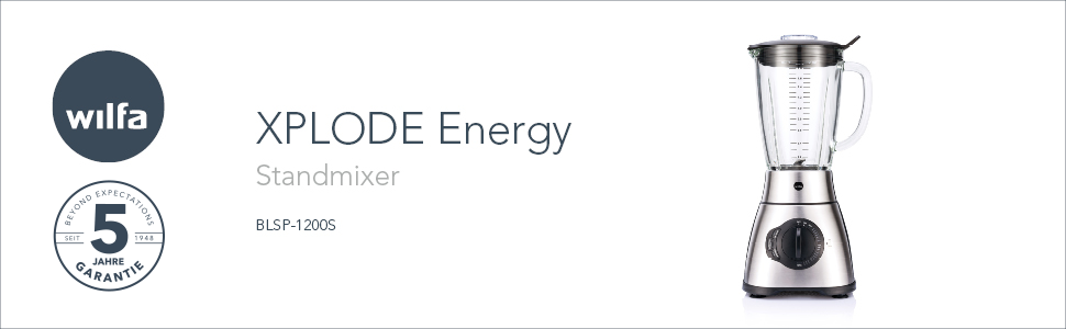 Блендер 1.8 л 1200 Вт XPLODE ENERGY Wilfa