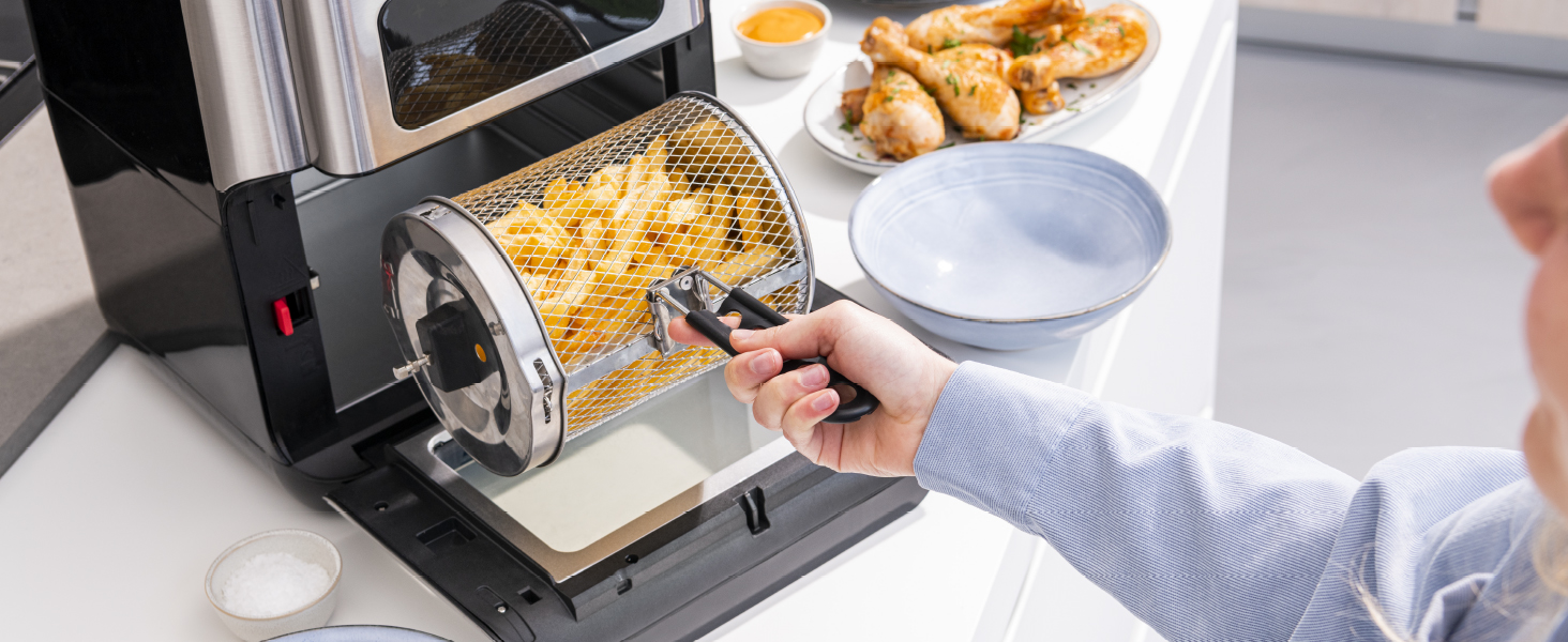 Фритюрница/печь Princess Hot Air Fryer Oven Deluxe / 10 л / 1500 Вт / 10 программ 