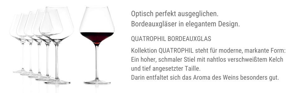 Набор бокалов для вина 12 шт. 708 мл, Quatrophil Burgundy Stölzle Lausitz