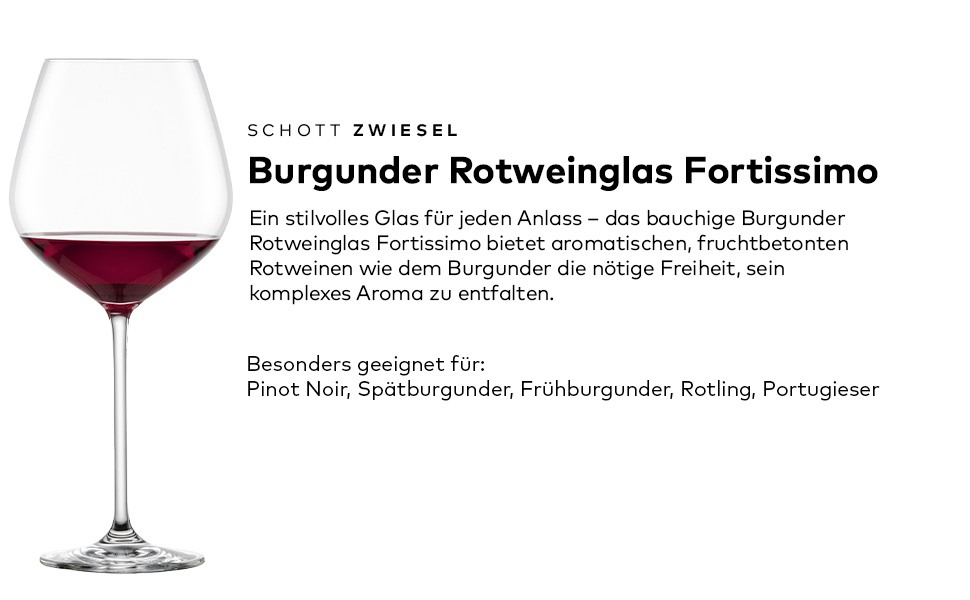 Набор бокалов для красного вина 730 мл 6 предметов Fortissimo Burgundy Schott Zwiesel