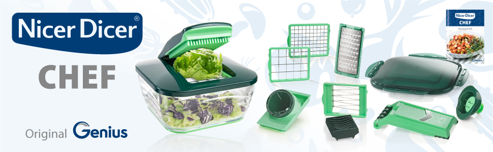 Кухонная терка 15 предметов Nicer Dicer Chef Genius