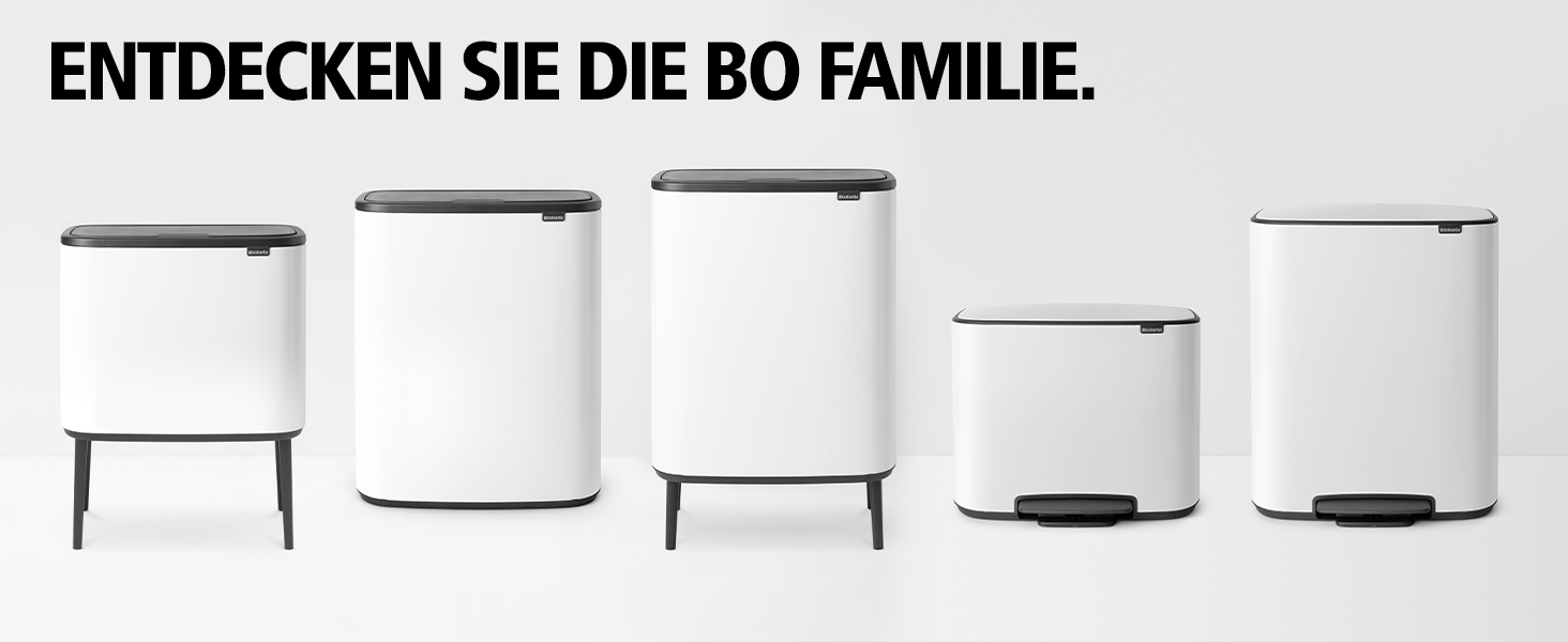 Мусорный бак 3х11 л платиновый Bo Touch Bin Brabantia