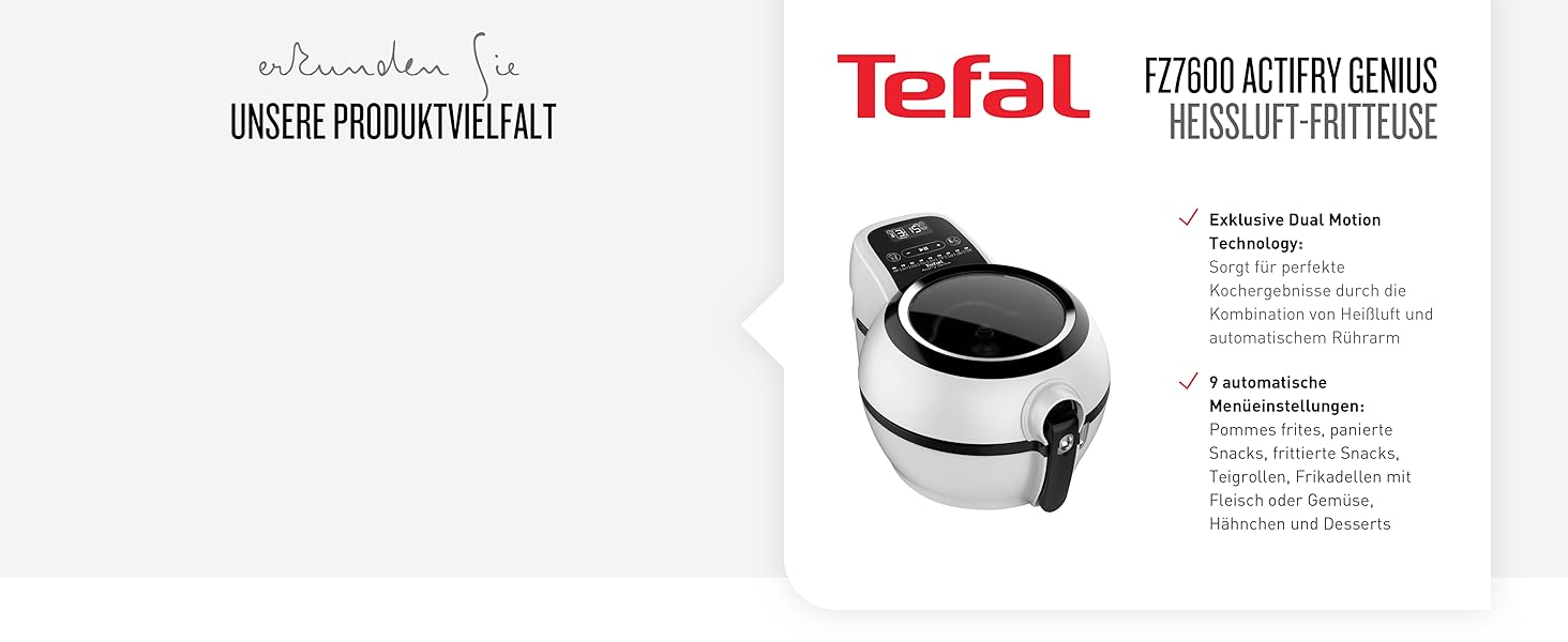 Фритюрница Tefal EY3018 Easy Fry Compact 1,6 л / 6 автоматических программ / цифровой дисплей