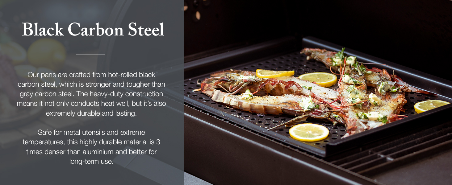 Противень для гриля 30 х 35 см Carbon Steel BBQ Merten & Storck