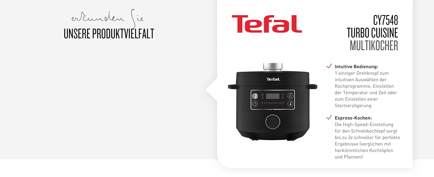 Мультиварка Tefal CY505E / 1200 Вт / 6 л / 25 программ / книга рецептов / нержавеющая сталь 