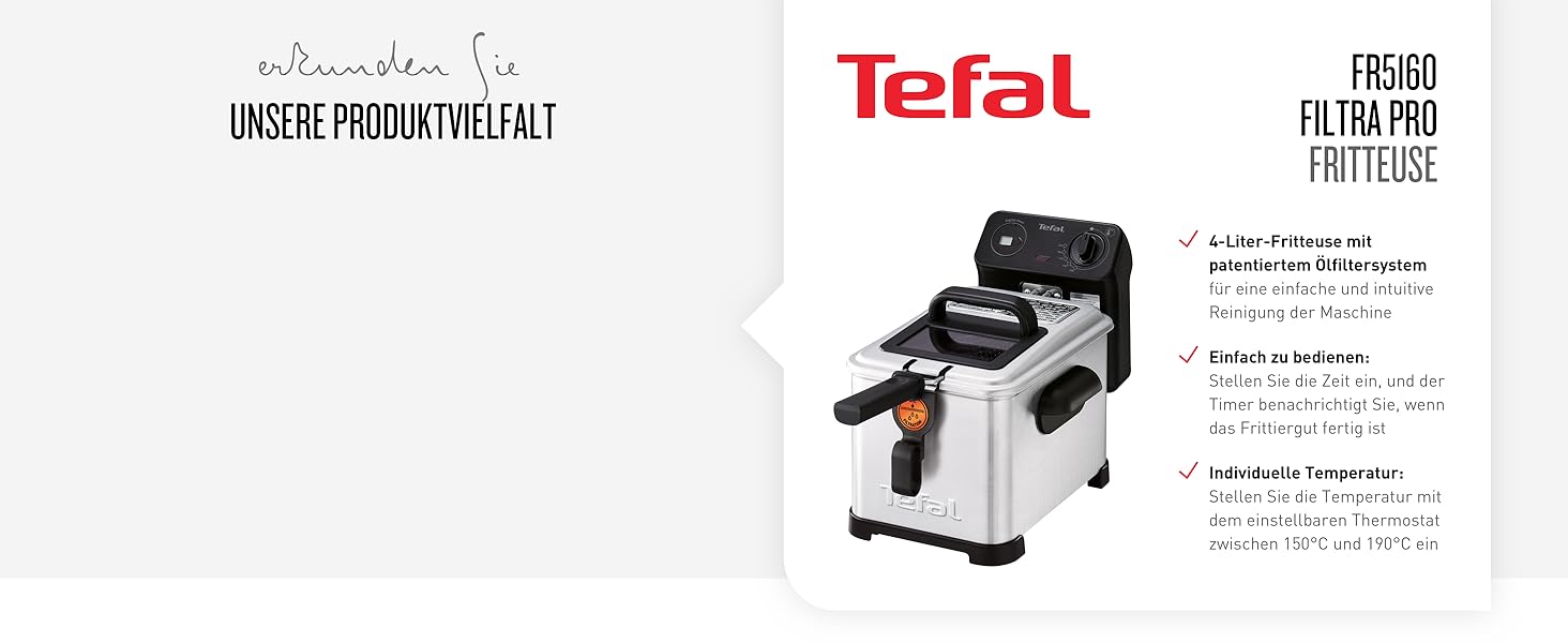 Фритюрница Tefal Super Uno FR3140 / 2,2 л / 1800 Вт