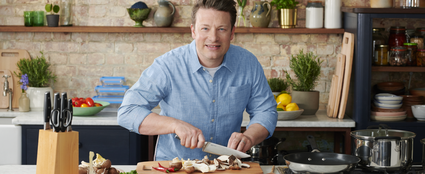 Разделочная доска из дерева акации Jamie Oliver Tefal 49x28 см 