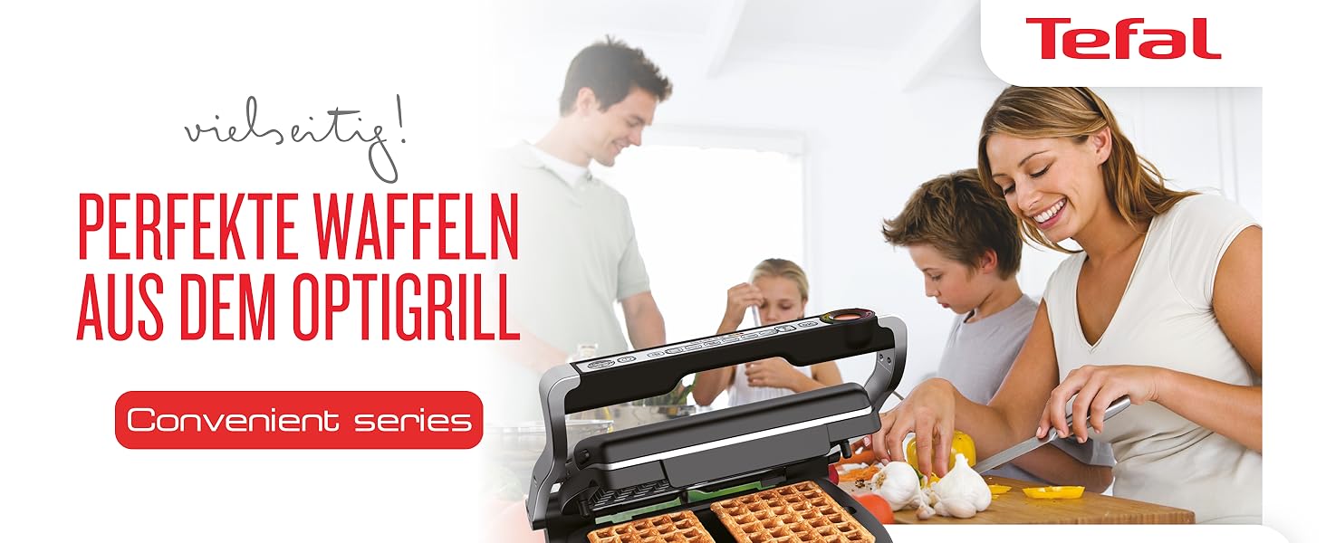 Набор вафельных плит Tefal XA7238 подходит для OptiGrill (GC714, GC712, GC730) с половником