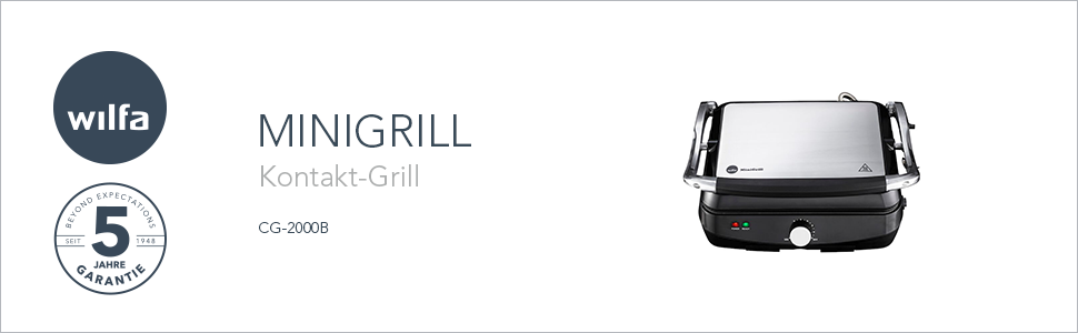 Электрогриль 2000 Вт Minigrill Wilfa