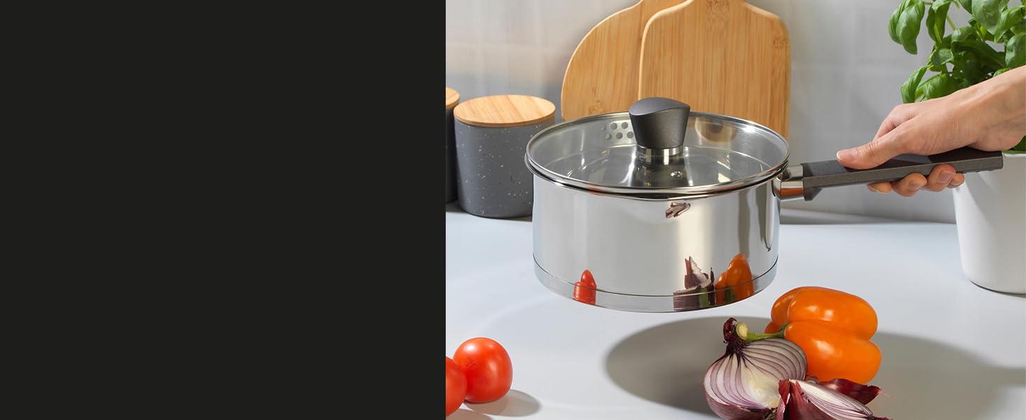  3-ярусная пароварка 18 см со стеклянной крышкой Russell Hobbs Excellence 