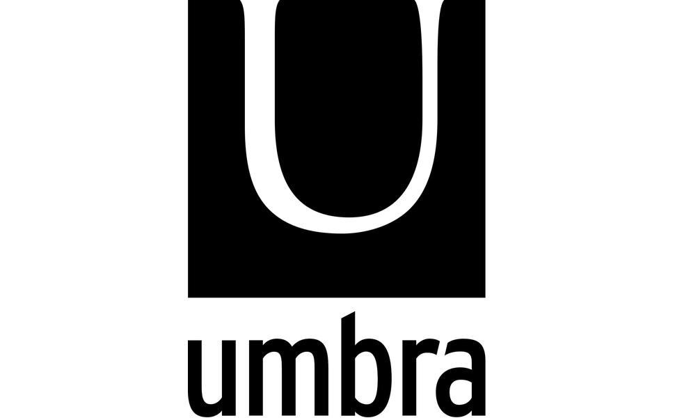 Зеркало настенное Ø 61 см черное Exhibit Umbra