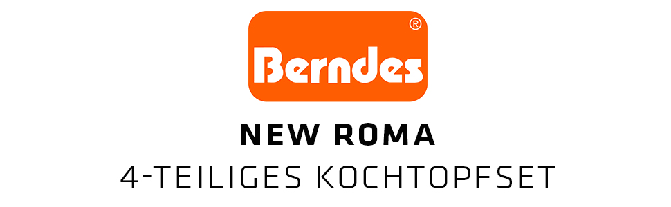 Набор из 4 кастрюль с крышками New Roma Berndes 