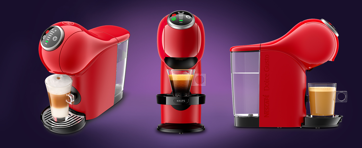 Капсульная кофемашина 0.8 л 1500 Вт, красная NESCAFÉ Dolce Gusto Genio S Plus KP3405 Krups