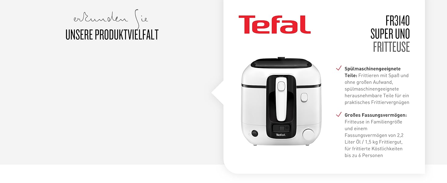 Фритюрница Tefal Uno M FF215D / 1,8 л / 1470 Вт 