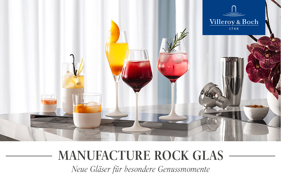 Набор из 4 бокалов для красного вина 470 мл Manufacture Rock Villeroy & Boch