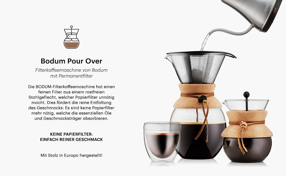 Кофейник с фильтром, 0,5 л, Pour Over Bodum